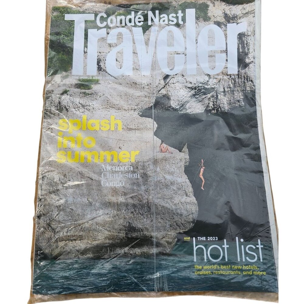 Condé Nast Traveler Magazine May June 2023 Splash Summer Hot List Travel Guide